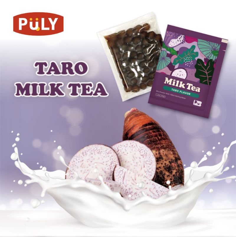 Creamy Taro Boba Milk Tea 2