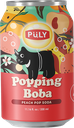 Peach Pop Soda & Yogurt Boba