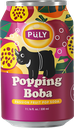Passion Fruit Pop Soda & Mango Boba